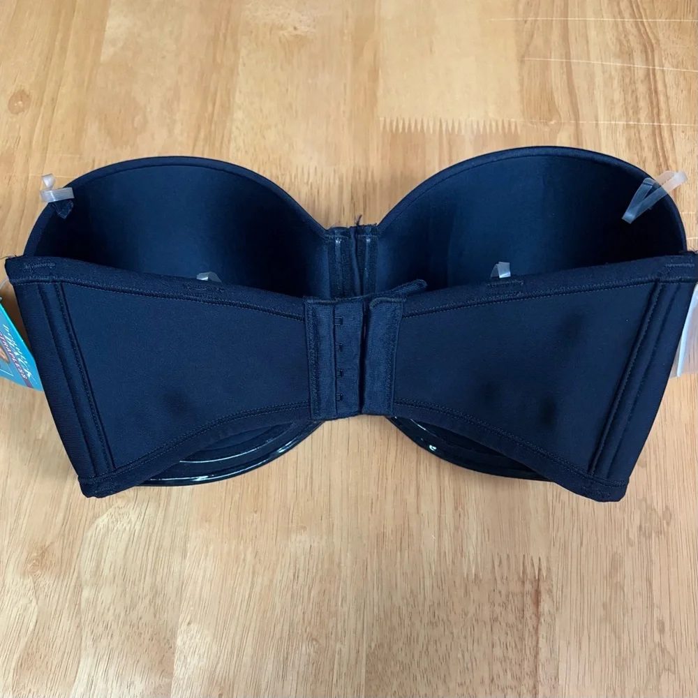 Vanity‎ Fair | NWT Beauty Back Strapless Bra Black 34DD *BRAND NEW*